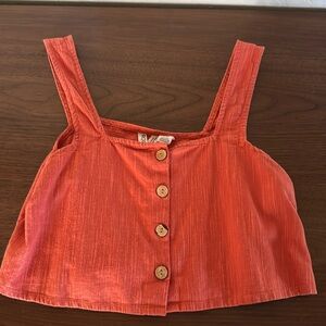 Roxy crop top tank top